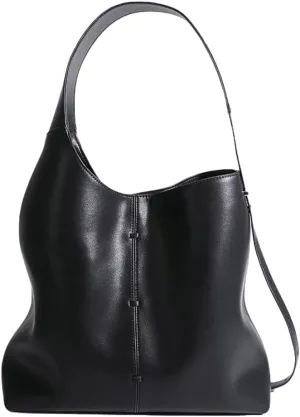 Slouchy Hobo Bag for Women Vegan Leather Underarm Tote Bag Crossbody Purse Clutch Soft Shoulder Handbag Satchel Gourd Shaped