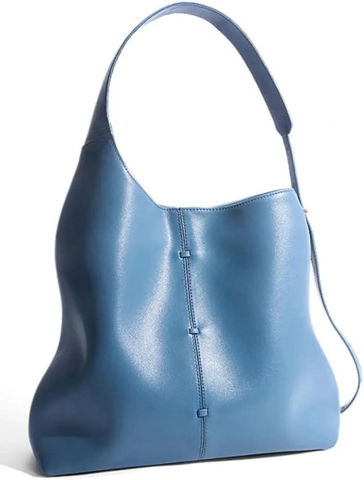 Slouchy Hobo Bag for Women Vegan Leather Underarm Tote Bag Crossbody Purse Clutch Soft Shoulder Handbag Satchel Gourd Shaped