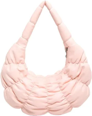 Slouchy Hobo Bags for Women Quilted Shoulder Bags for Women Lightweight Cloud Bag Retro Carryall Bag Handbags 2024