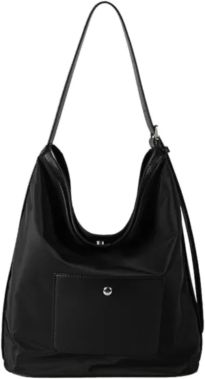 Slouchy Hobo Shoulder Bag Women 2025 Spring Trendy Nylon Crossbody Bags Lightweight Travel Purses Satchel Tote Handbag