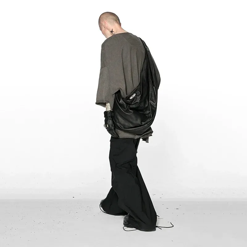 Slouchy Lambskin Shoulder Bag