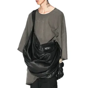 Slouchy Lambskin Shoulder Bag