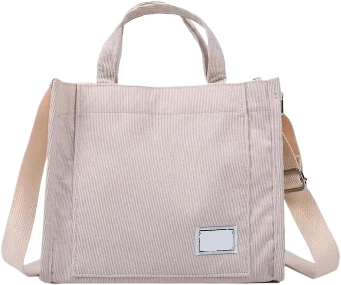 Small Cotton Canvas Handbag Casual Tote Female Eco Crossbody Bag Vintage Messenger Bags