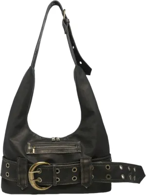 Small Hobo Bag for Women Vegan Leather Slouchy Tote Bag Vintage Shoulder Handbag