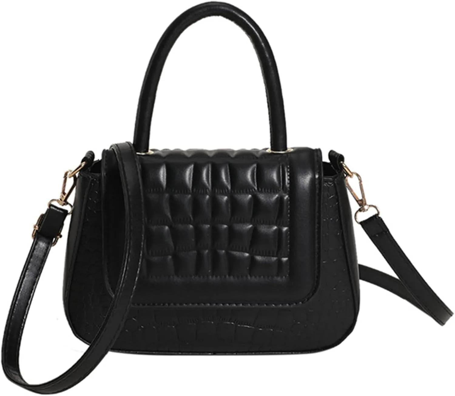 Small Purses and Handbags for Women PU Leather Hobo Shoulder Bags Top Handle Satchel Bag Crossbody Bag with Adjustable Straps