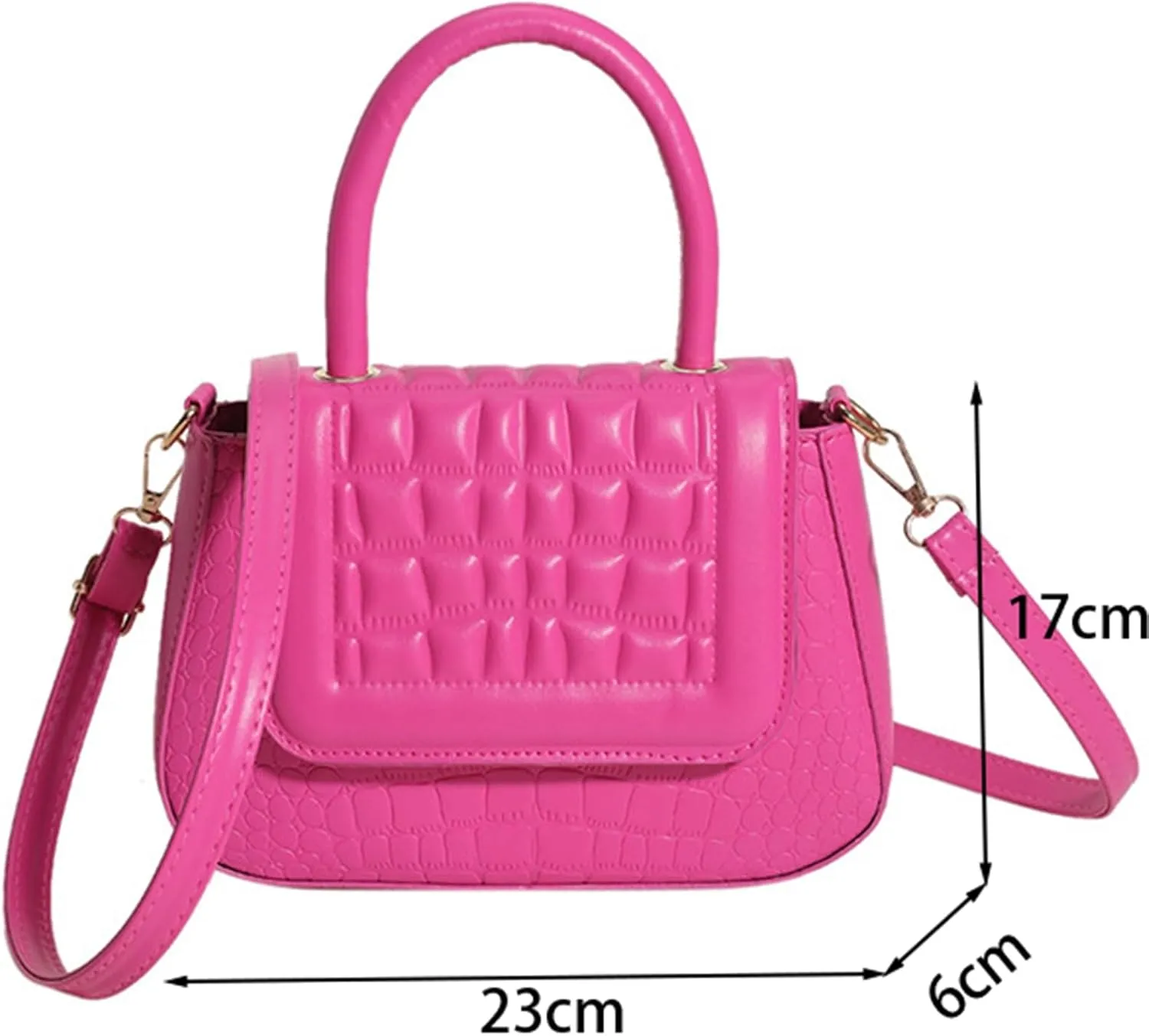 Small Purses and Handbags for Women PU Leather Hobo Shoulder Bags Top Handle Satchel Bag Crossbody Bag with Adjustable Straps