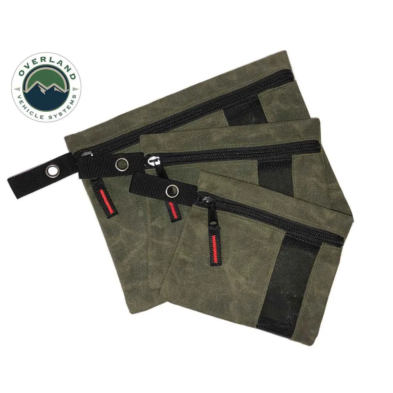 Small Size 3-Bag Set - Durable #12 Waxed Canvas Storage Bags