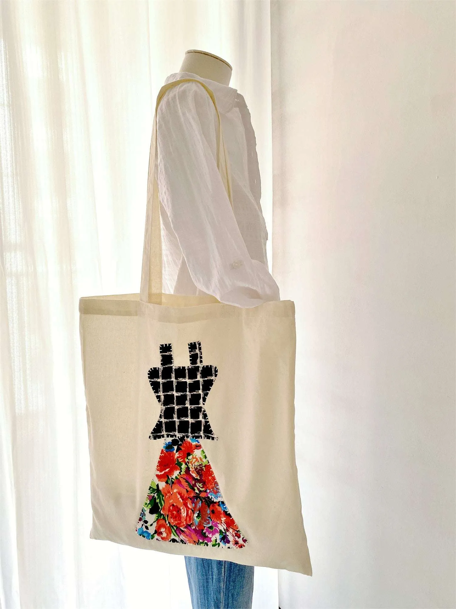Soft Cotton Patch Tote