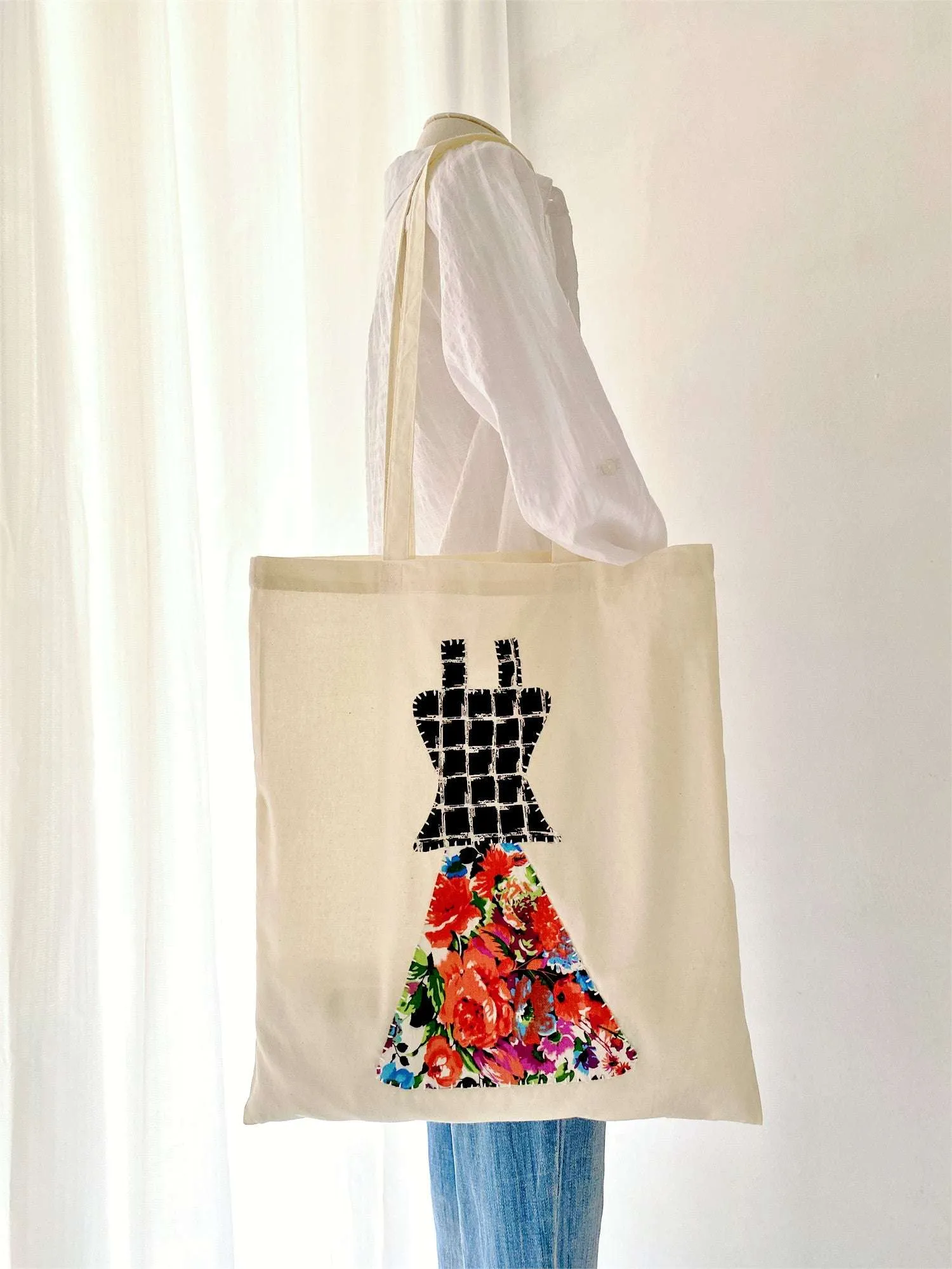 Soft Cotton Patch Tote