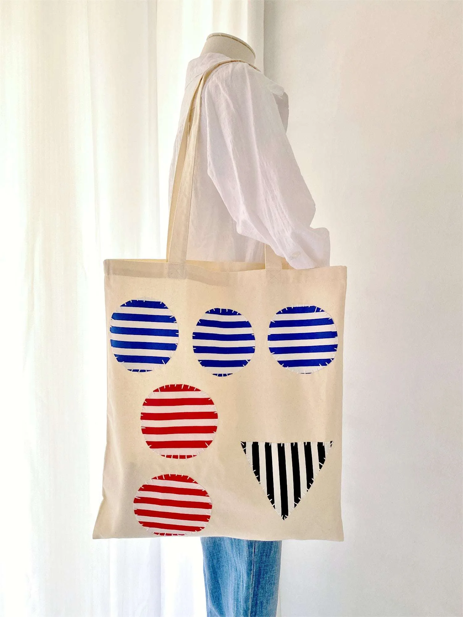 Soft Lightweight Patch Tote