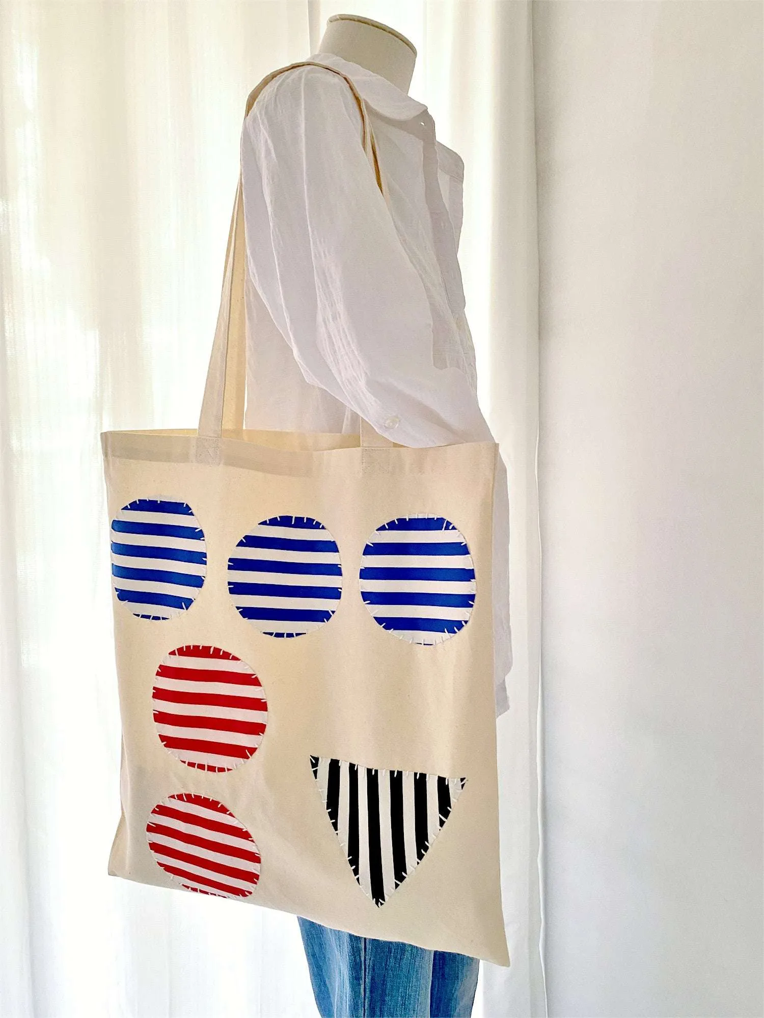 Soft Lightweight Patch Tote