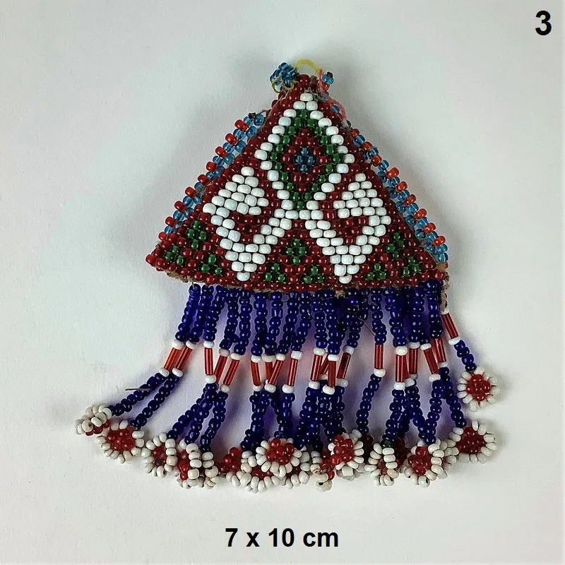 Special vintage Kuchi beaded tassels, hangers