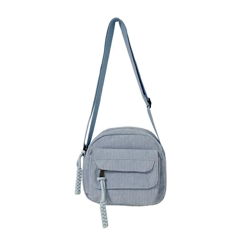 Spring Fashion Solid Color Camp Cloth Crossbody Bags
