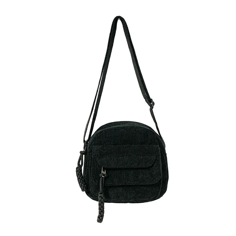 Spring Fashion Solid Color Camp Cloth Crossbody Bags