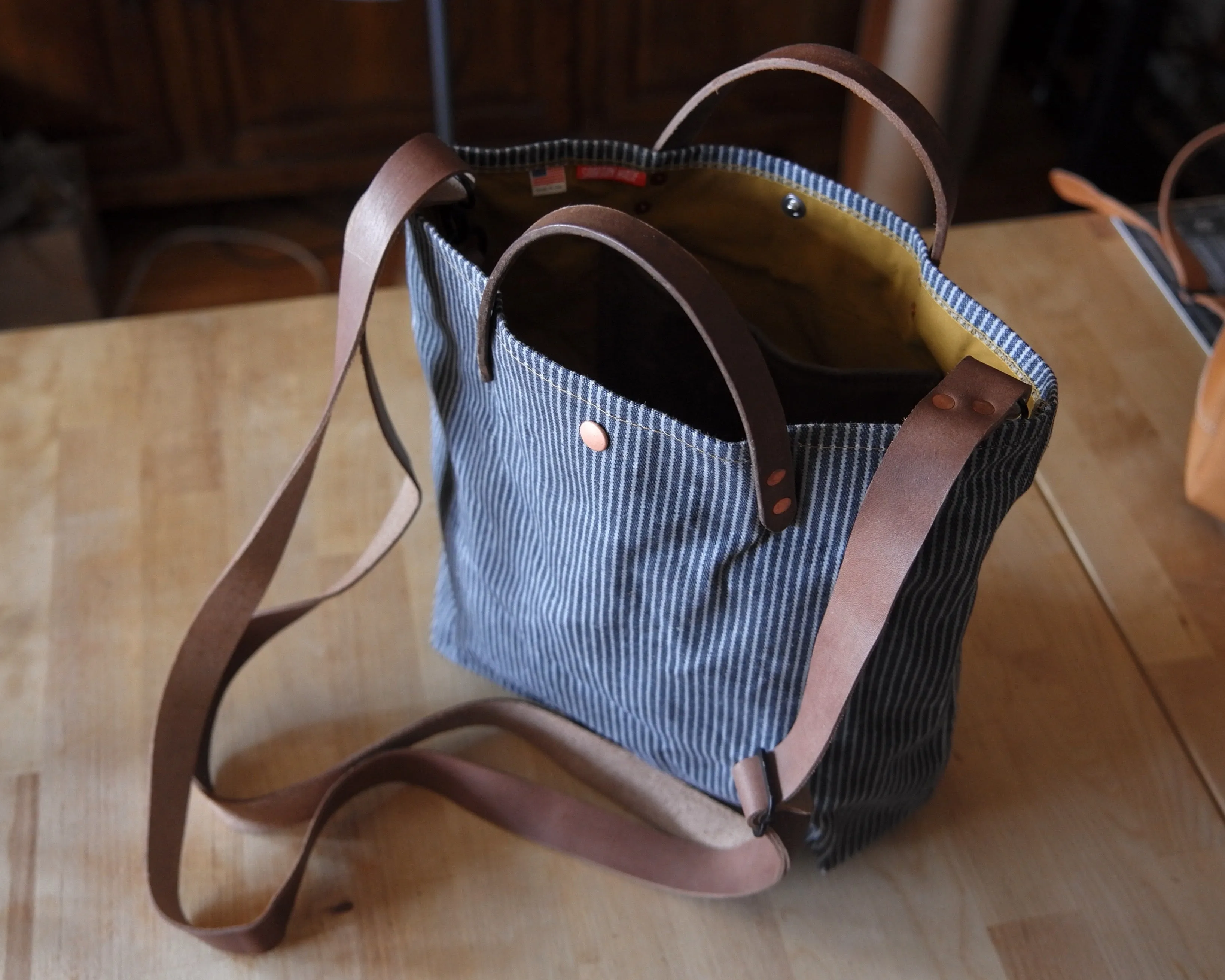 Station Tote in Railcar Waxed Canvas
