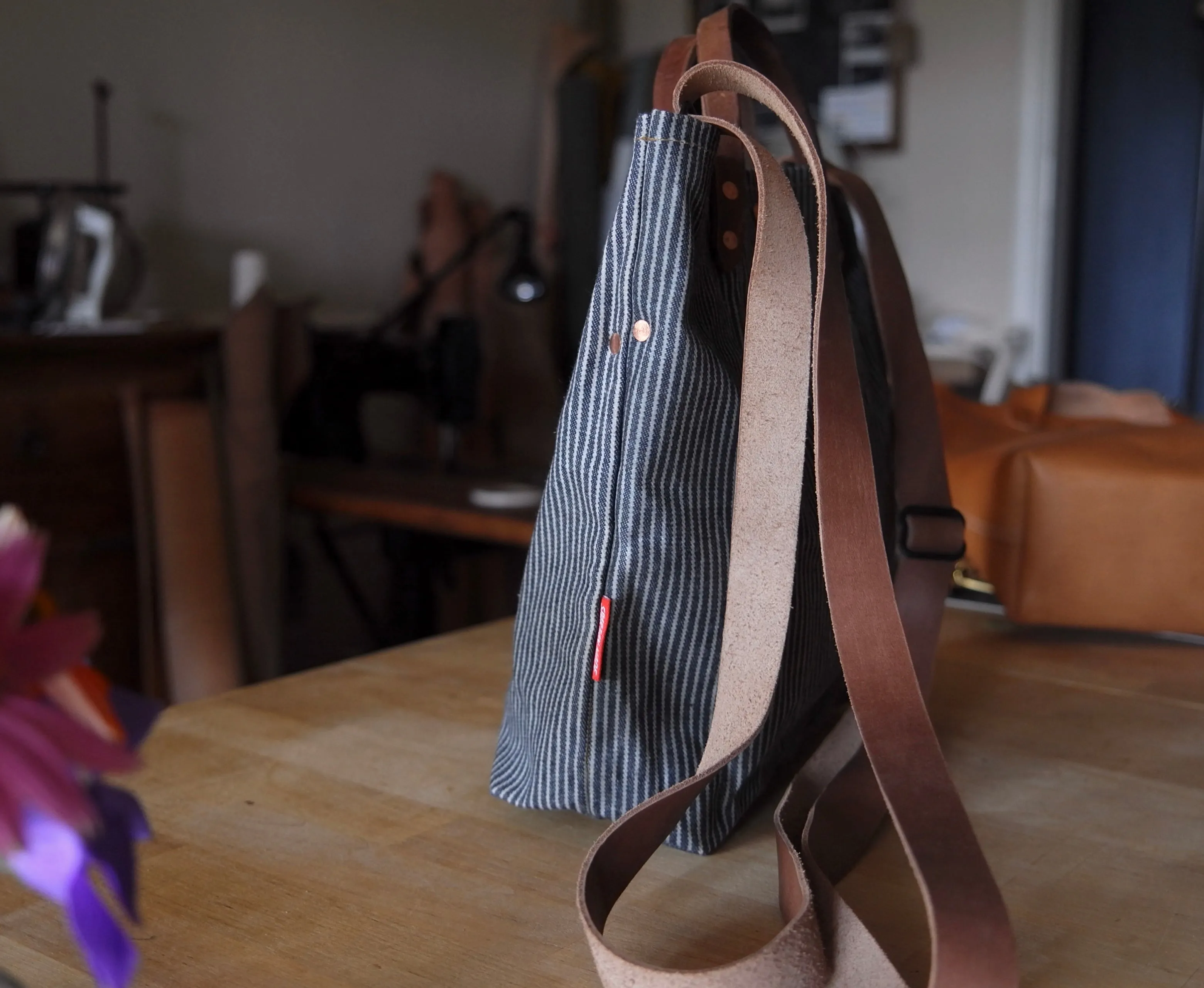 Station Tote in Railcar Waxed Canvas