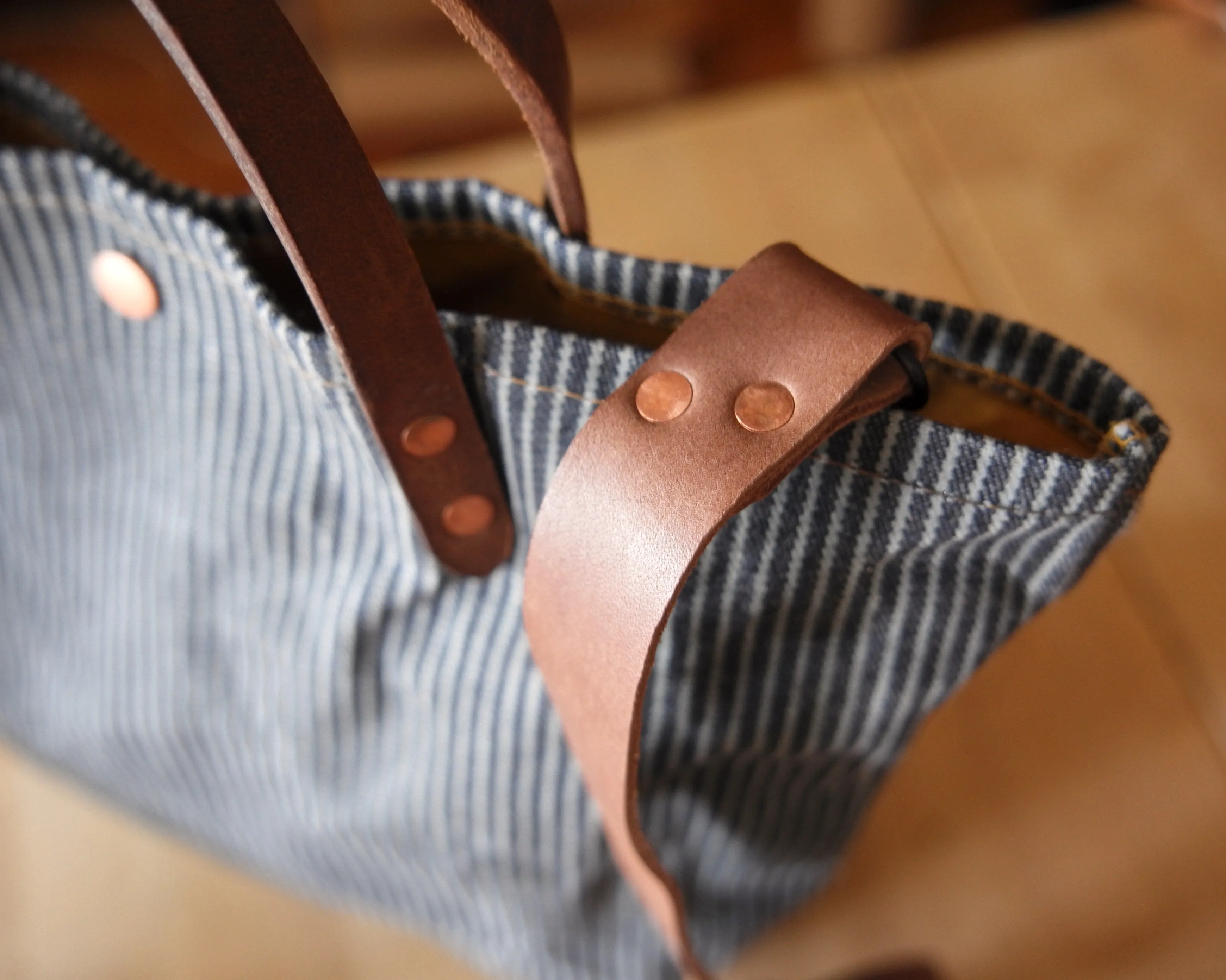 Station Tote in Railcar Waxed Canvas