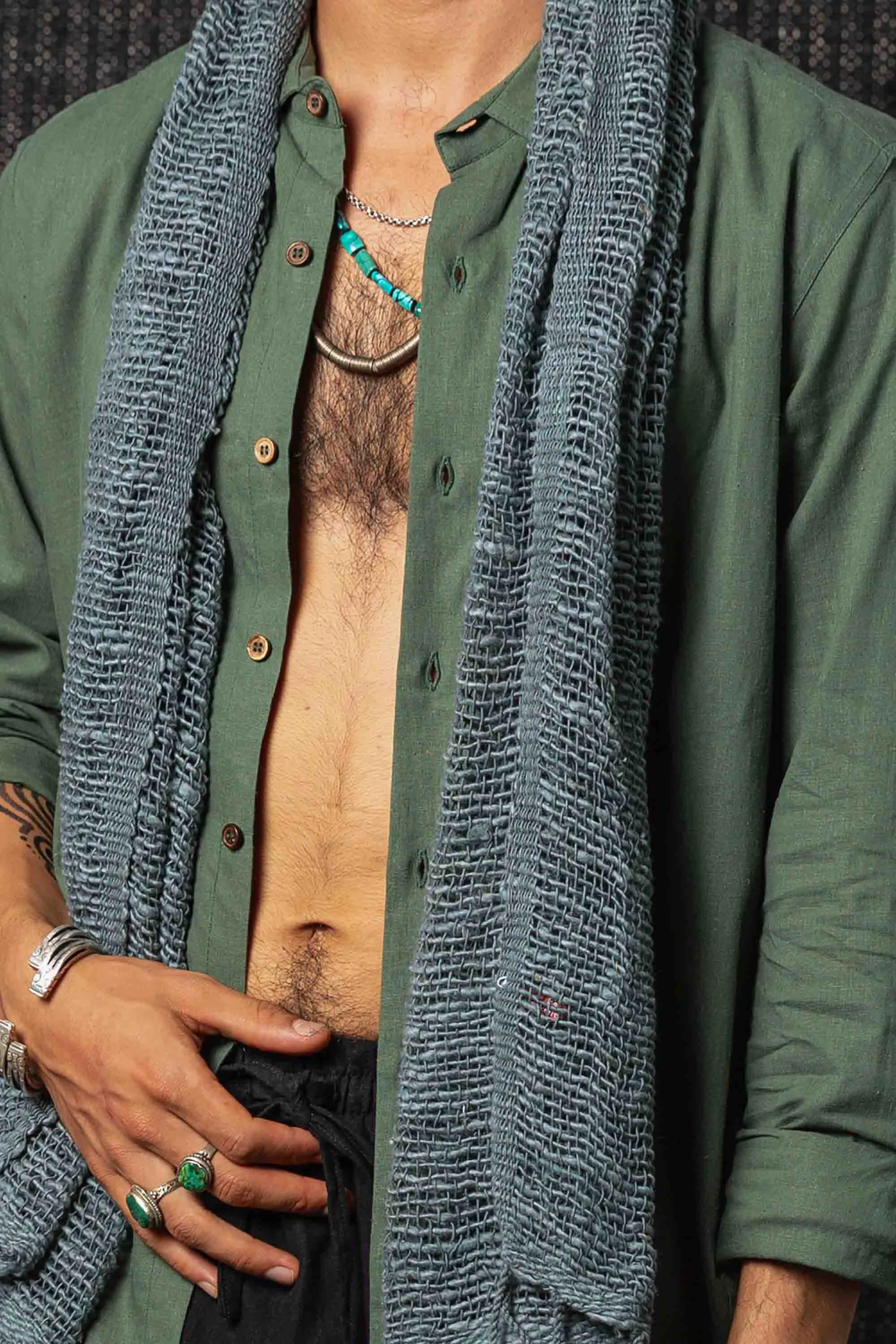 Storm Loose Weave Cotton Scarf