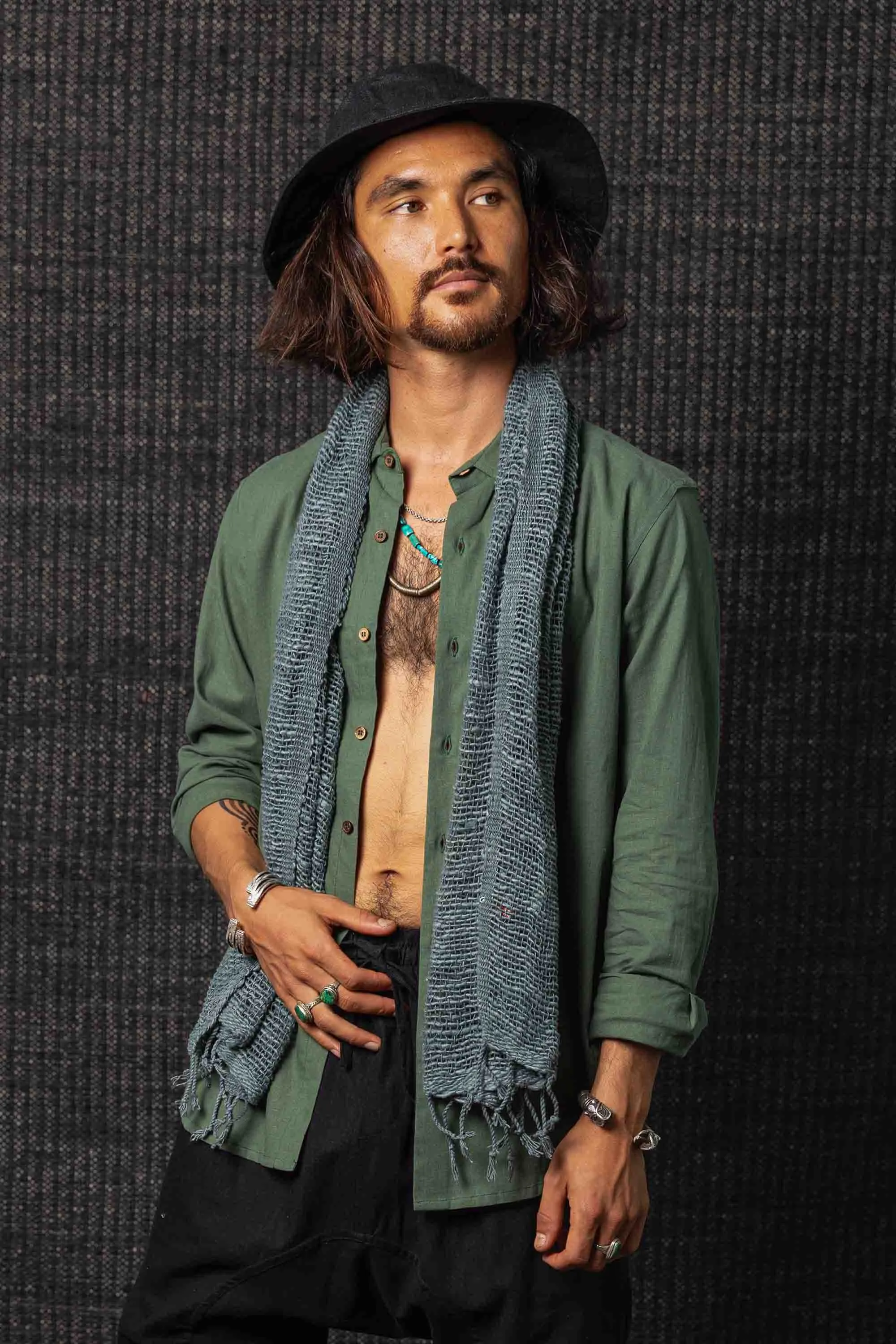 Storm Loose Weave Cotton Scarf