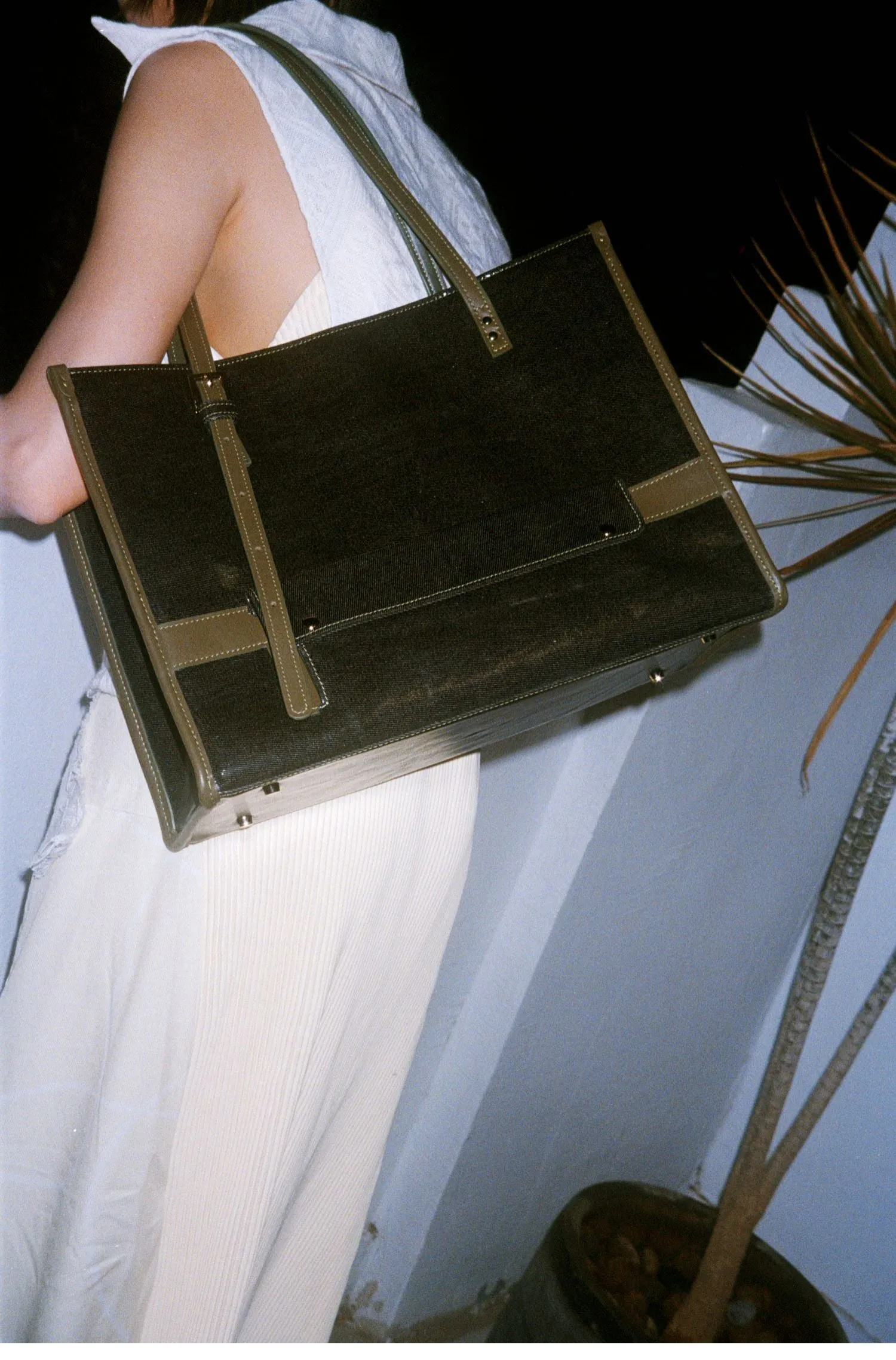 Structured Rectangular Tote