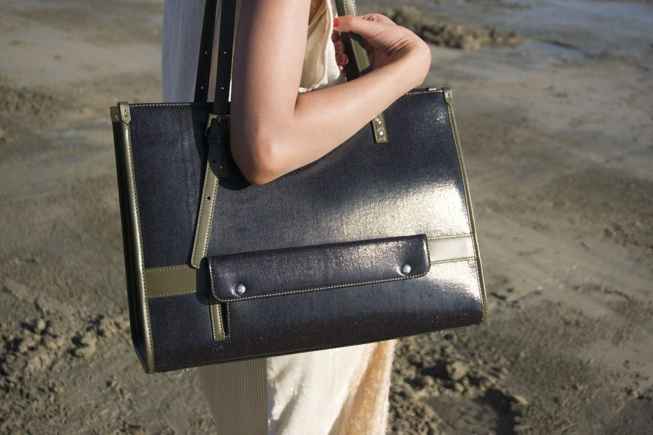 Structured Rectangular Tote