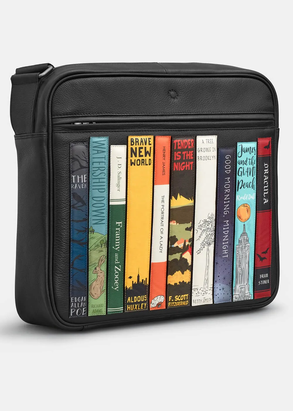 Succubus Bags Books Bookworm Messenger Tas Zwart