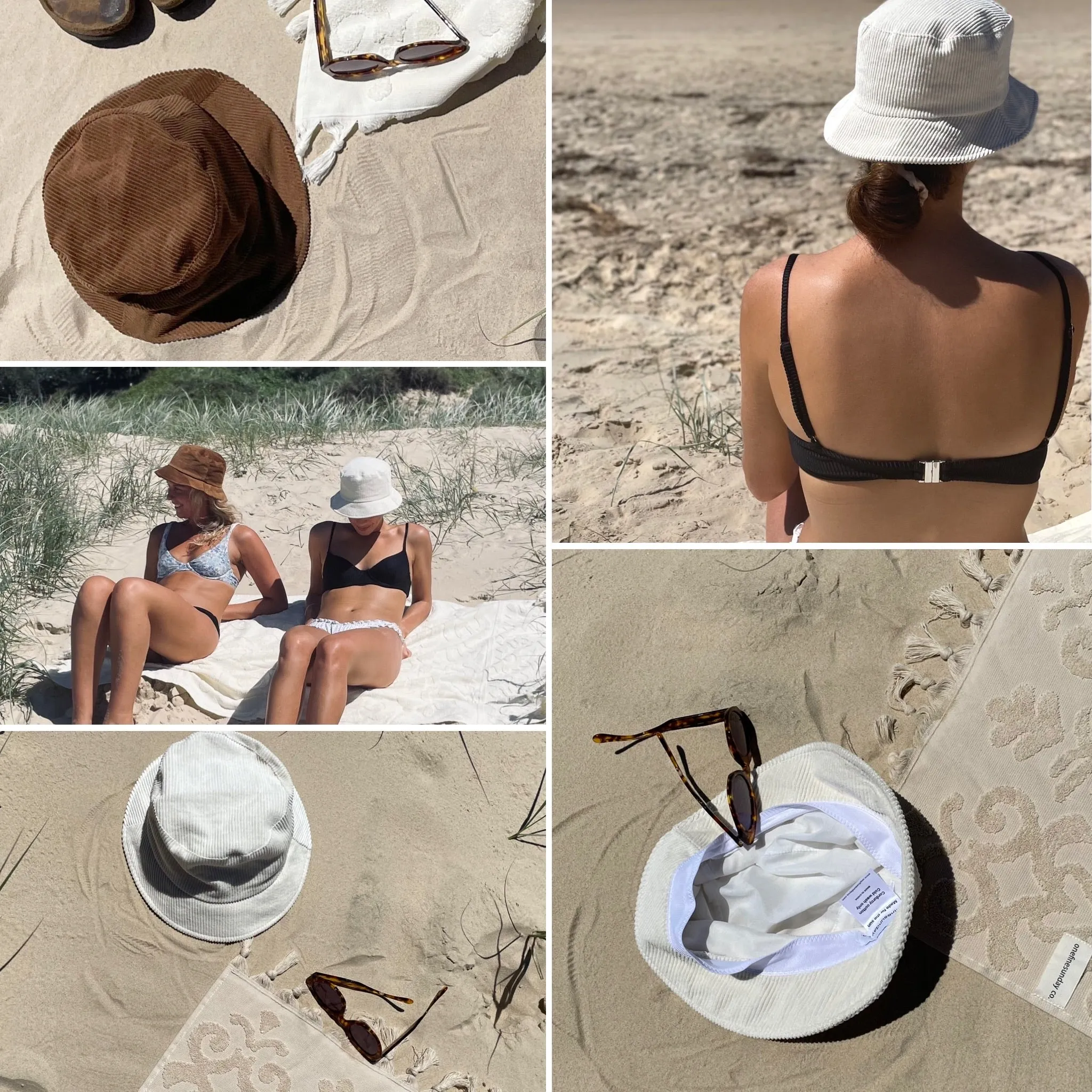 Sunday corduroy bucket hat - IVORY