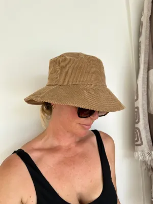 Sunday corduroy bucket hat - TAN