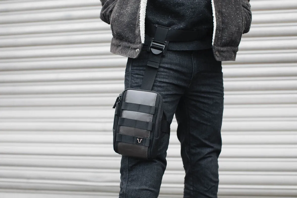 SW-Motech Legend Gear Holster Leg Bag Set ~ BC.TRS.00.409.50000; Black/Brown, Size One Size (BBOS)