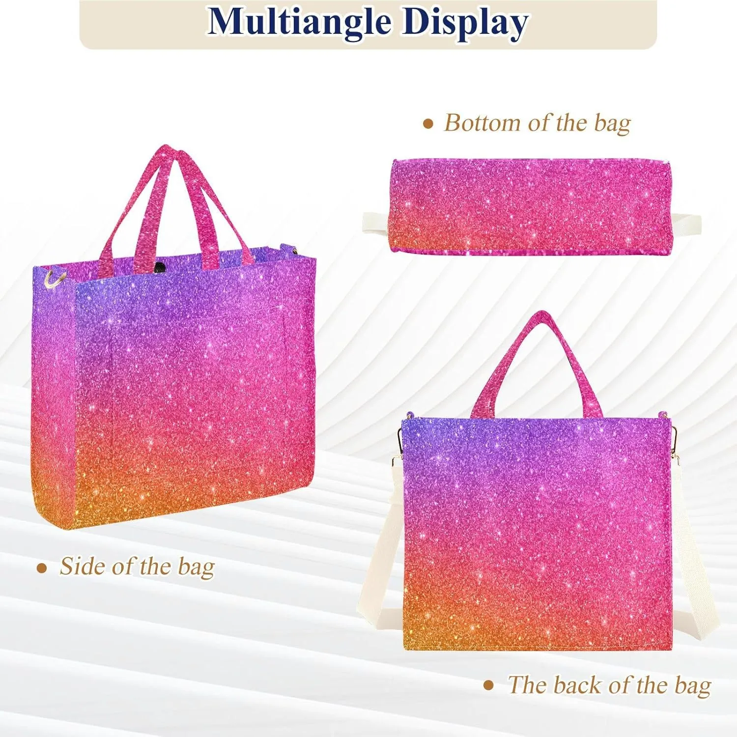 Tangerine Hand Bags for Women, Corduroy Tote Bag Shoulder Handbag Small Bag Hobo Bag Purse