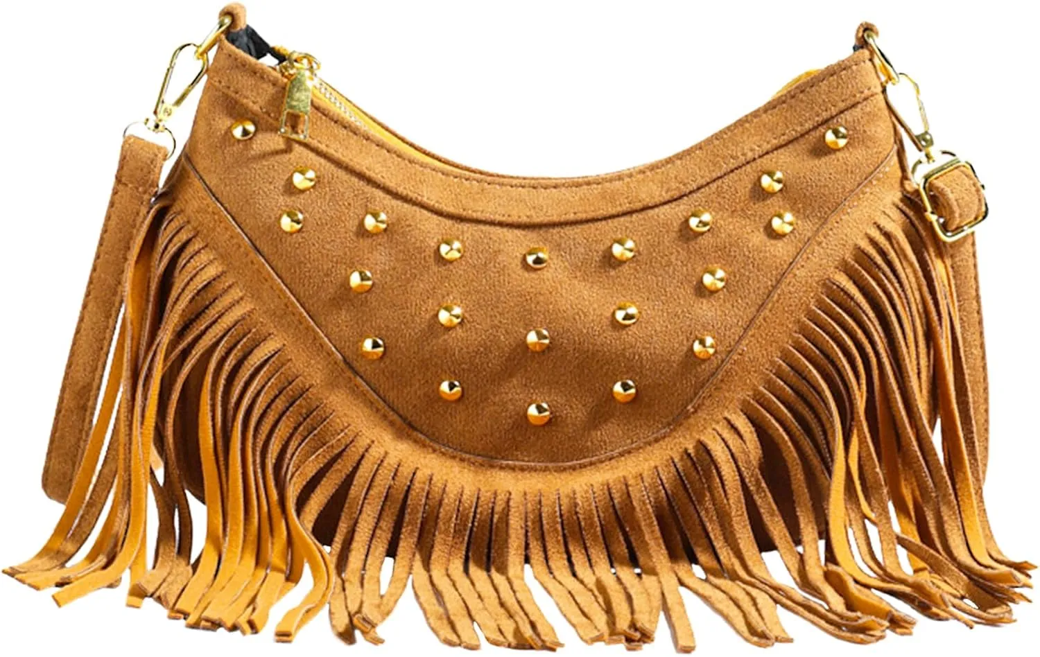 Tassels Crossbody Bag for Women, Retro Tote Bag, Fashions Handbag for Vacation Travel Daily Matching(Style 1)