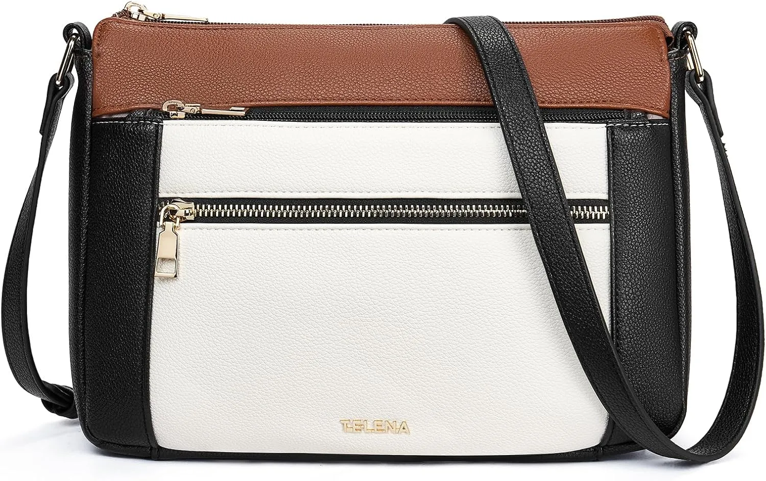 Telena Crossbody Bags for Women, Leather Cross body Purse With Adjustable Strap