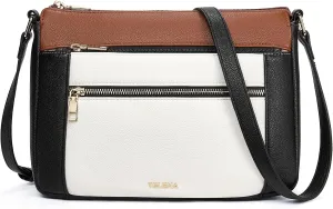 Telena Crossbody Bags for Women, Leather Cross body Purse With Adjustable Strap