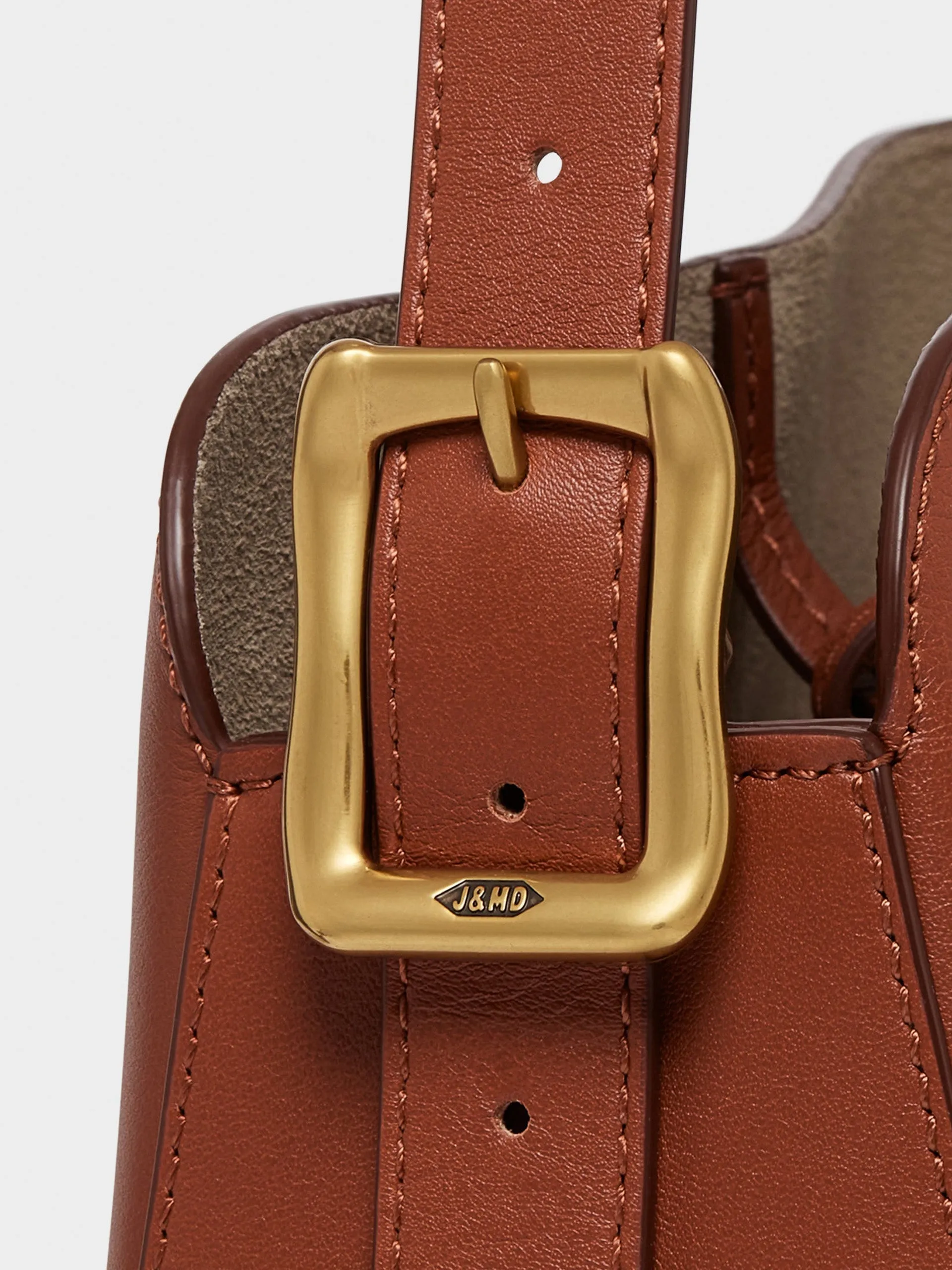 Terracotta mini quiver bucket bag