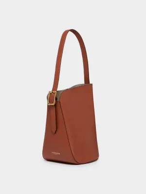 Terracotta mini quiver bucket bag