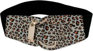 TFJ Women Wide Fashion Belt Hip High Waist Gold Metal Hook Buckle Size XS S M L Xl