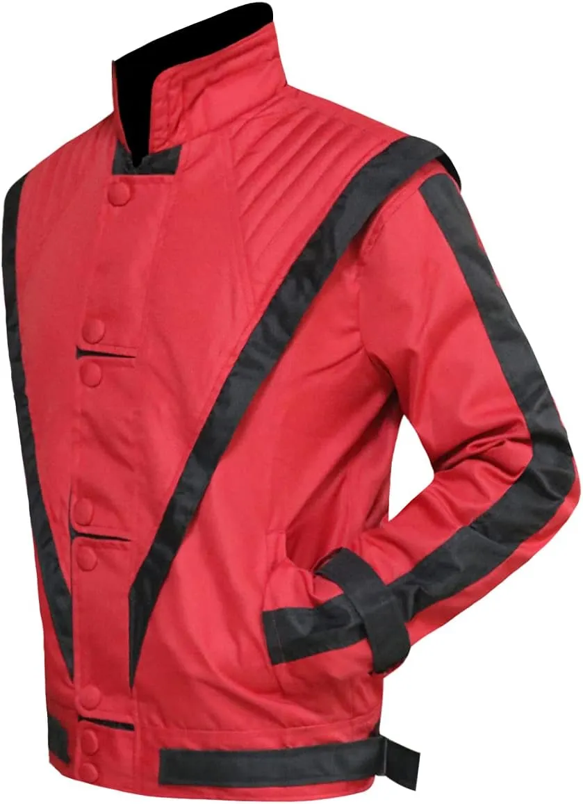 The Jasperz Singer Lightweight Red Mens Cordura Fabric jacket, XXS-3XL