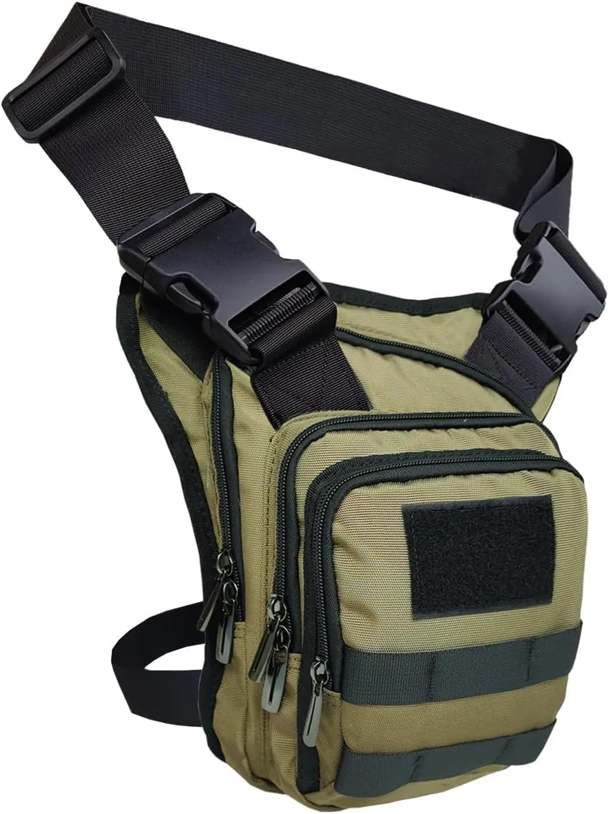 Thigh Pack, Larswon Leg Bag Thigh Pouch Bag Tactical Waist Bag Motorcycle Bag Waterproof