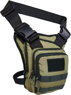 Thigh Pack, Larswon Leg Bag Thigh Pouch Bag Tactical Waist Bag Motorcycle Bag Waterproof