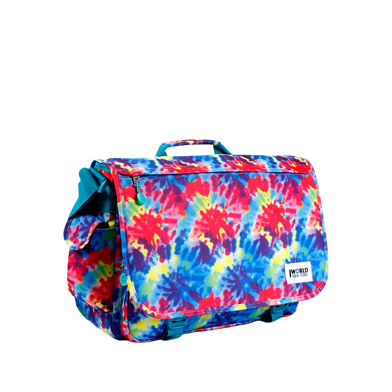Thomas Laptop Messenger Bag in Tie Dye - Final Sale