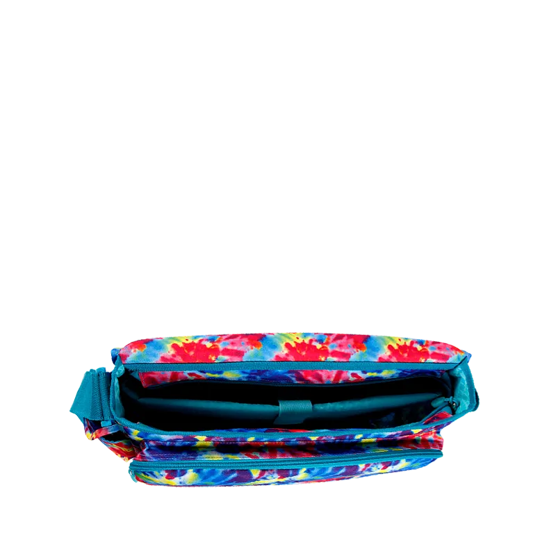 Thomas Laptop Messenger Bag in Tie Dye - Final Sale