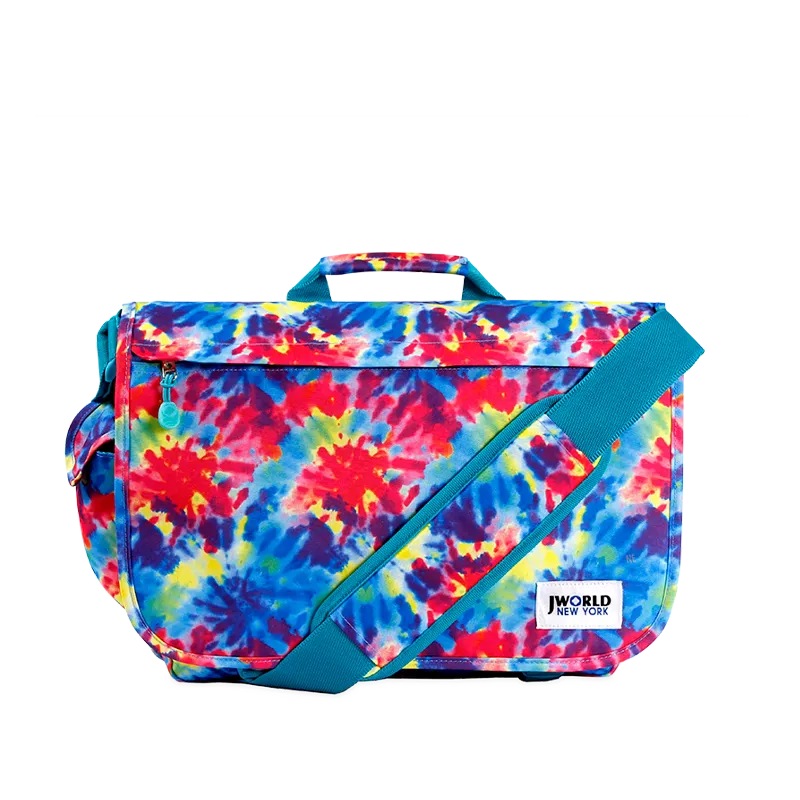 Thomas Laptop Messenger Bag in Tie Dye - Final Sale