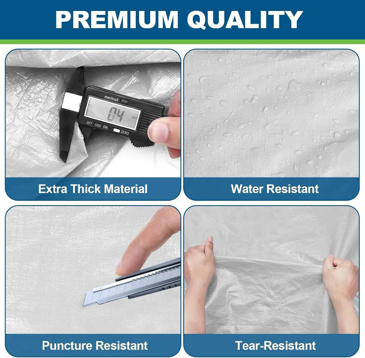 TICONN Mattress Bags for Moving, Heavy Duty Queen Mattress Cover Storage Bag with Full-Around Handle and Adjustable Buckles (Clear, Queen)