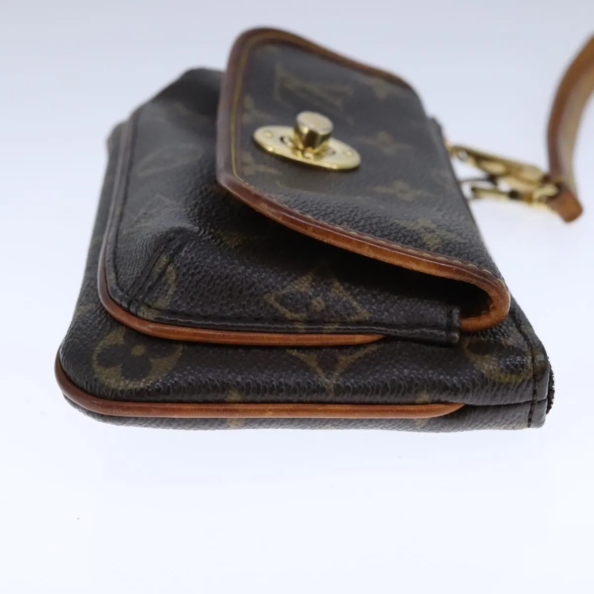 Tikal Canvas Clutch Bag with Metal Accents