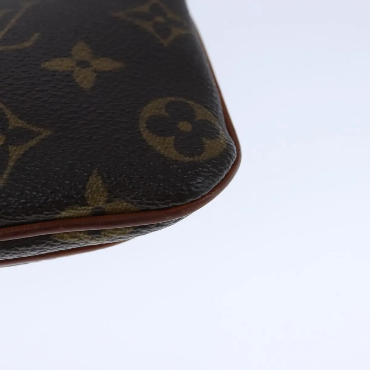 Tikal Canvas Clutch Bag with Metal Accents