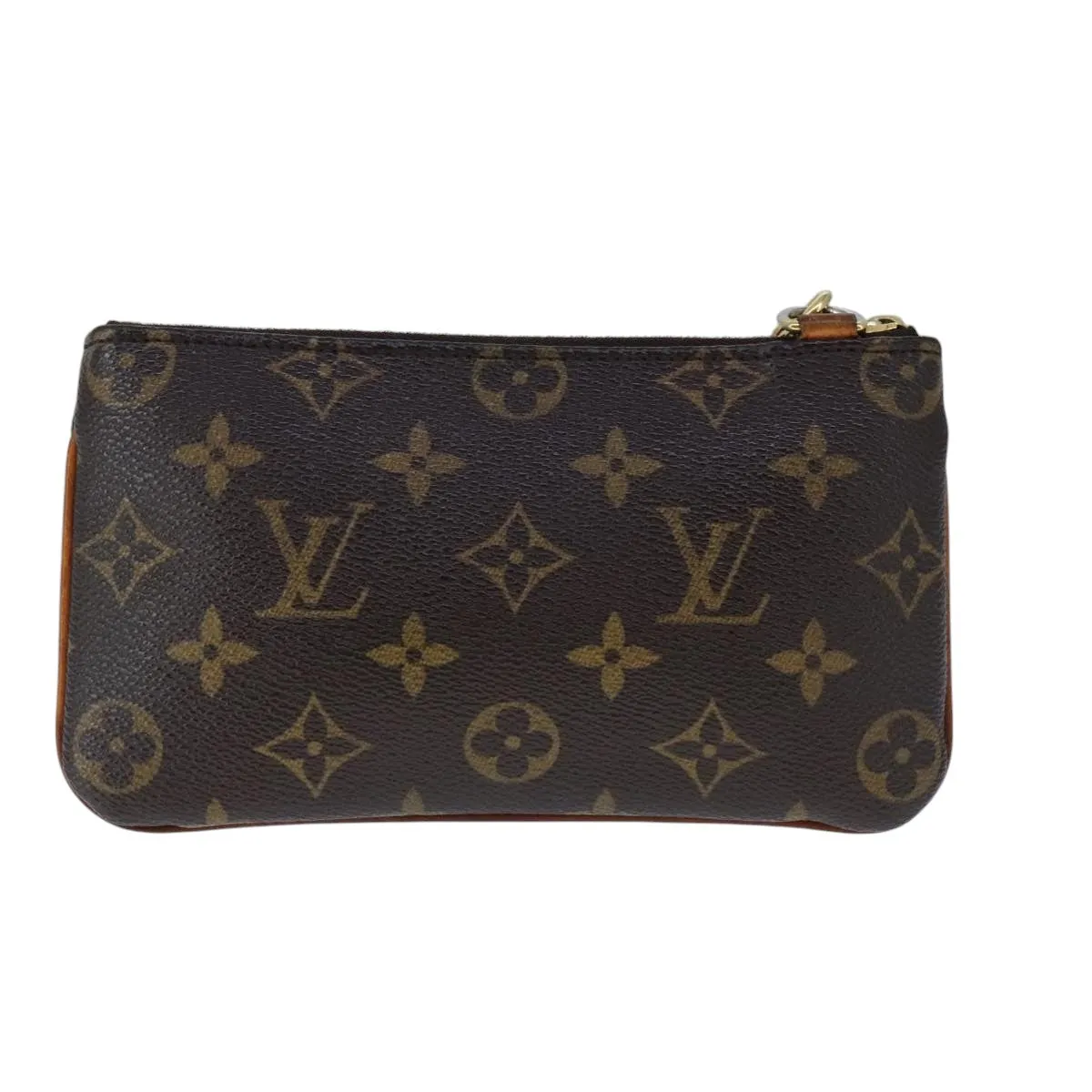 Tikal Canvas Clutch Bag with Metal Accents