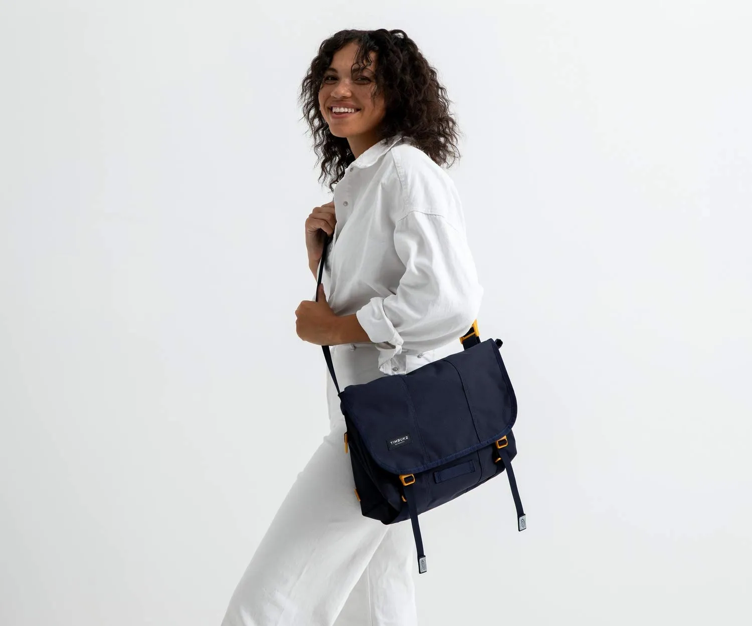 Timbuk2 Lightweight Flight Messenger Bag, Nightfall/Marigold, Small