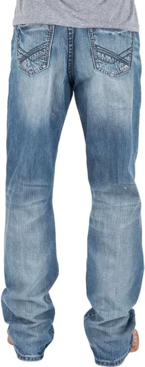 Tin Haul Western Denim Jeans Mens Stitched Blue 10-004-0420-1201 BU