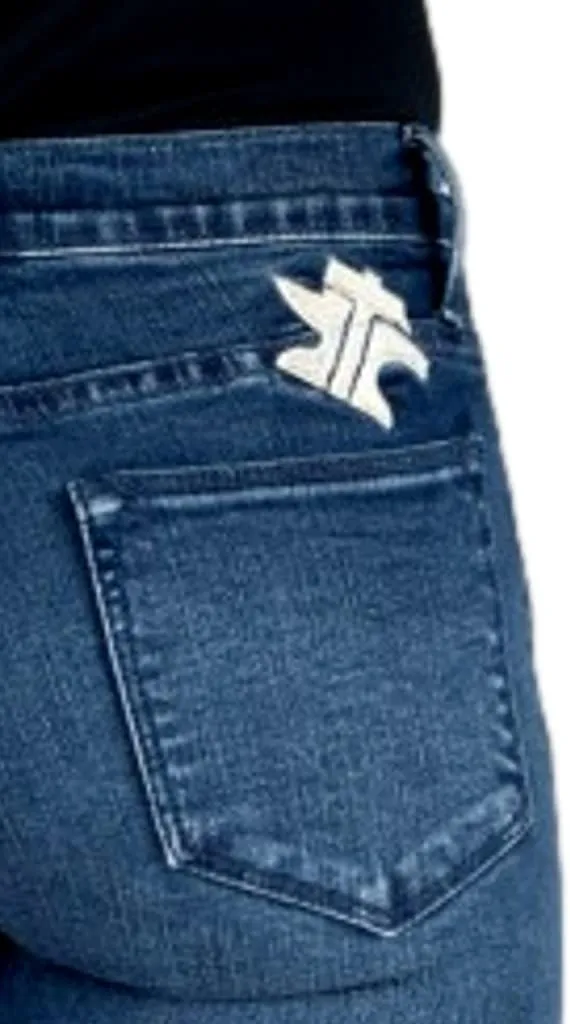 Tin Haul Western Jeans Womens 595 Libby Flare Slim 10-054-0595-0106 BU