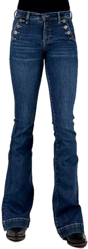 Tin Haul Western Jeans Womens Libby Fit Blue 10-054-0595-0105 BU
